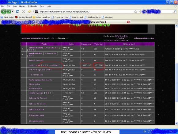 itachi uciha probleme imi zice are paginii singura ps= amacoperit albastru vada datele personale .:Sharingan Warrior:.