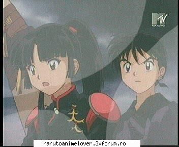 sango miroku poze kuplul sango -miroku