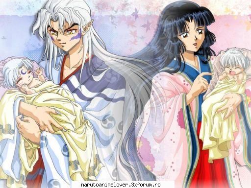 inu no taishou and sesshomaru - izayoy and inuyasha inuyasha's family