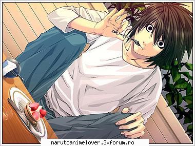L/Eru/Ryuuzaki - Este preferatul meu din acest anime il iubesc - ~~Death note~~