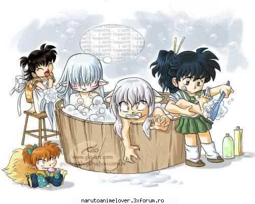SAsshomaru & rin - si mie mi se pare dragutz ,dar rin este prea mica - ~~Inuyasha~~