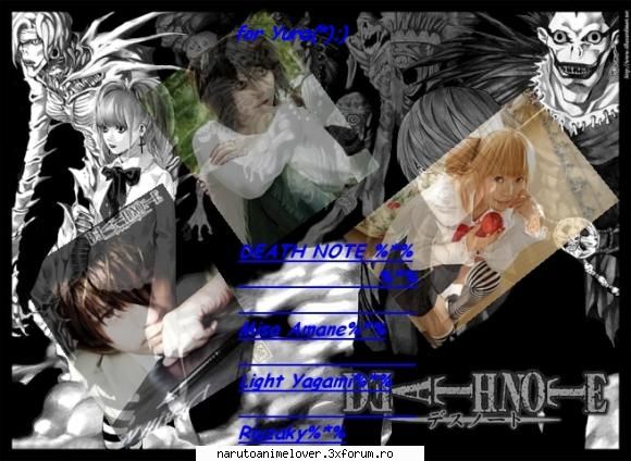 creatiile MeLe - am mai fakt unul ku Death Note special pentru - @@GFX@@